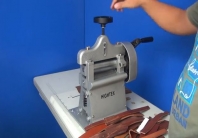 8116 Máquina de dividir piel para taller artesanal de cuero y guarnicioneria