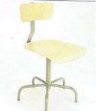 Silla madera 5 patas rosca 