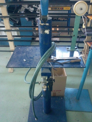 Pistola para colocar plantas. 