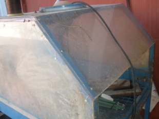 Cabina para dar cola 