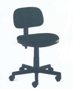 silla plástico tapizada cilindro gas 5 patas con ruedas. 