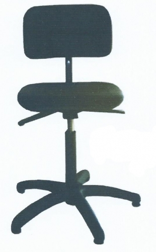 Silla de poliuretano gas 5 patas regulable y basculante 