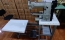 Maquina de coser de brazo y triple arrastre, bancada abatible, DURKOPP ADLER 069 