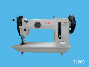Máquina de coser recta pesada con gancho giratorio extra grande 71850 Máquina de coser recta pesada con gancho giratorio extra grande 71850