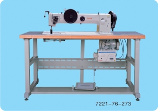 Máquina de única aguja brazo largo, triple arrastre, con garfio vertical gran capacidad 7221-76-373 Máquina de única aguja brazo largo, triple arrastre, con garfio vertical gran capacidad 7221-76-373