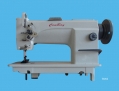 Máquina de coser recta 1 aguja triple transporte para cuero y tapicería 