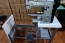 Maquina de coser de brazo y triple arrastre, bancada abatible, DURKOPP ADLER 069 