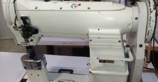Maquina de coser de columna de dos agujas, triple arrastre y canilla super grande, SEIKO LPW-23BL Maquina de coser de columna de dos agujas, triple arrastre y canilla super grande, SEIKO LPW-23BL