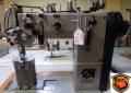 Maquina de coser de columna de triple arrastre, de dos agujas DURKOPP ADLER K268 